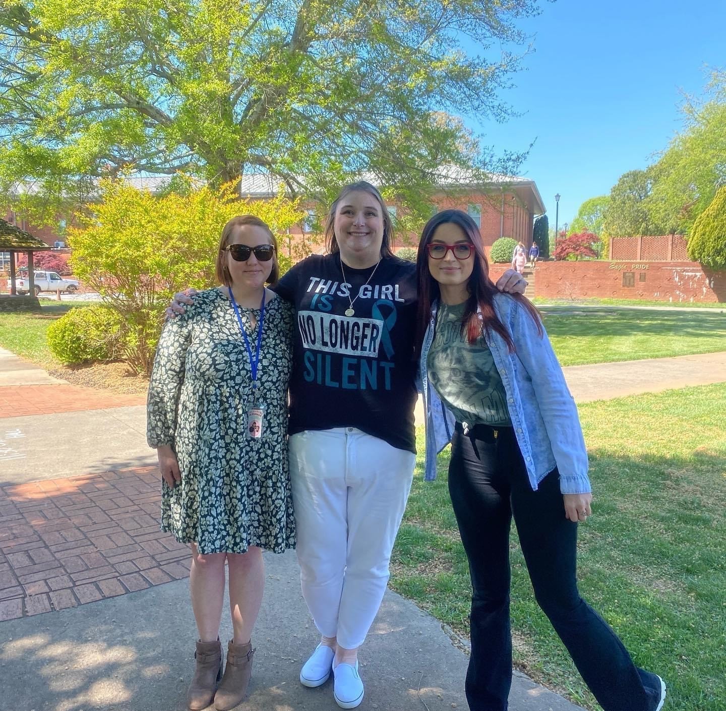 Three women - Bridging Hope team members and volunteers